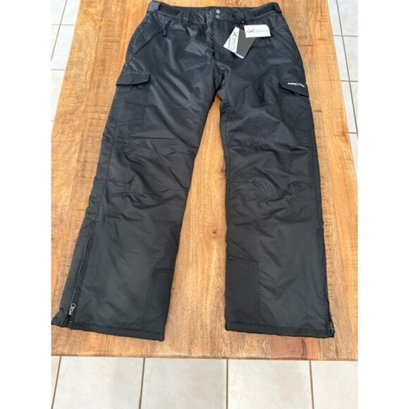 ARCTIX Black Snowsports Cargo Pants Adjustable Waist Mens Large L 1960-00-L NWT - Picture 3 of 16